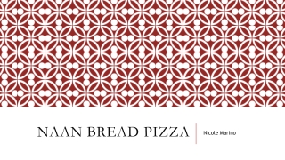 Naan bread pizza
