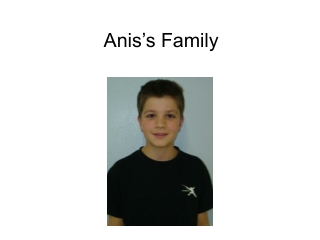Anis’s Family