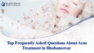 Top Frequently Asked Questions About Acne Treatment in Bhubaneswar