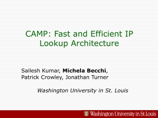 CAMP: Fast and Efficient IP Lookup Architecture