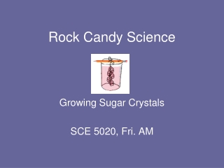 Rock Candy Science
