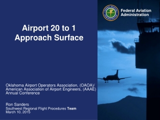 Airport 20 to 1 Approach Surface