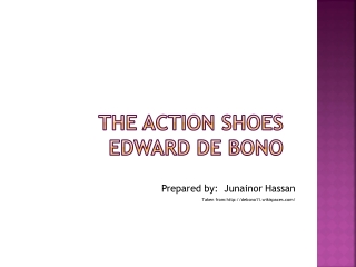 The action shoes edward de bono