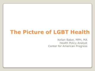 The Picture of LGBT Health