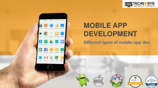 Different type of Mobile App Development For your Business Application