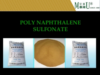 Poly Naphthalene Sulfonate - MUHU China