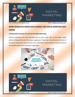 Internet and Digital Marketing Services with a bang