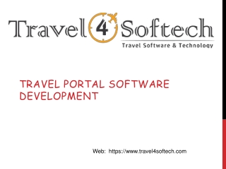 Travel Portal Software Development