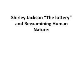 possibility evil shirley jackson 1 Preparing to read the possibility of evil by shirley jackson the possibility of evil 10 20 the possibility of evil 177 1. possibility evil shirley jackson 1 Preparing to read the possibility of evil by shirley jackson the possibility of evil 10 20 the possibility of evil 177 1.