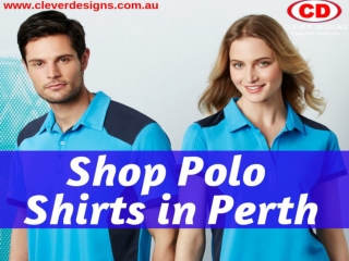 Shop Polo Shirts in Perth - Clever Design