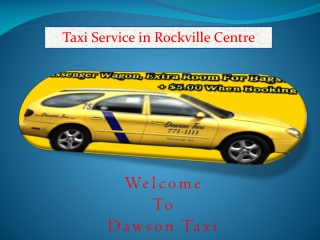 Taxi Service in Rockville Centre