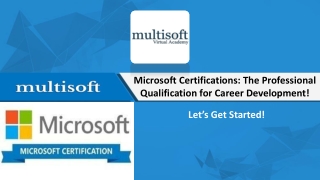 Microsoft Certifications: The Professional Qualification for Career Development!