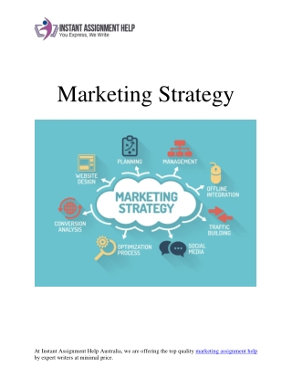 Marketing Strategies Made for the Betterment of the Organization