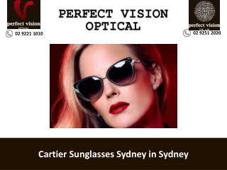 Cartier Sunglasses Sydney in Sydney
