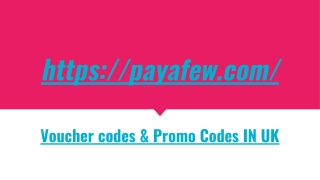 Voucher codes & Promo Codes IN UK