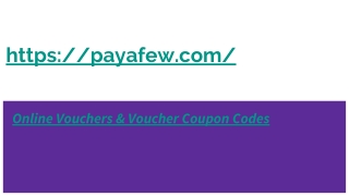 Online Vouchers & Voucher Coupon Codes