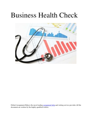 External And Internal Factors of Business Health Check
