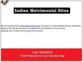 Indian Matrimonial Sites | Sindhi Matrimonial Sites | Grooms and Bride