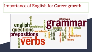 Importance of English for career growth