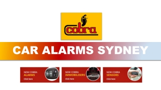 The A-Z of Car Alarm Systems