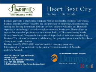 Amrapali Heart Beat City Noida CALL US 9999062968
