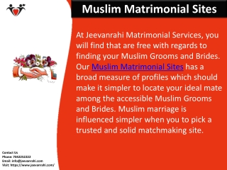Muslim Matrimonial Sites | Free Matrimonial Sites