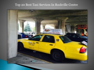 Top 20 Best Taxi Services in Rockville Centre.pptx