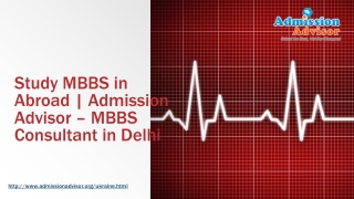 Study MBBS in Abroad | Admission Advisor – MBBS Consultant in Delhi