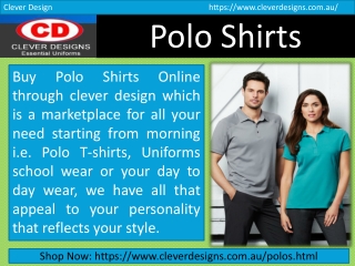 Shop Best Polo Shirts in Perth by Clever Design