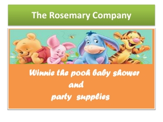 Winnie the pooh baby shower