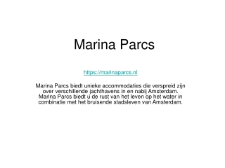 Marina Parcs