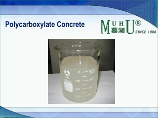 Polycarboxylate Concrete & Ether from MUHU Construction Materials Co. Ltd