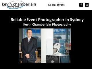 Reliable Event Photographer in Sydney - Kevin Chamberlain Photography