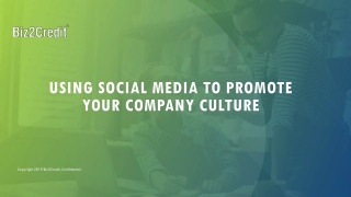 Using Social Media to Promote Your Company Culture
