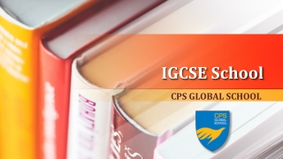 IGCSE School – Learn and play concept