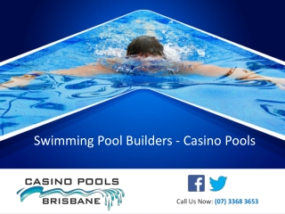 Swimming Pool Builders - Casino Pools