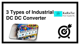 3 Types of Industrial DC DC Converter