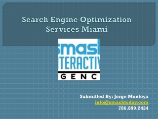 Search Engine Optimization Services Miami – Smash Interactive Agency