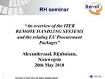 RH seminar