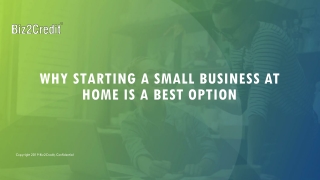 Why Starting a Small Business at Home is a Best Option