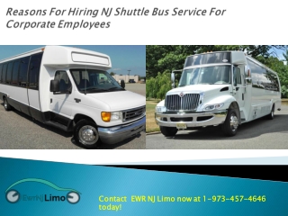 Reasons for Hiring NJ Shuttle Bus Service for Corporate Employees