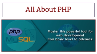 All About PHP