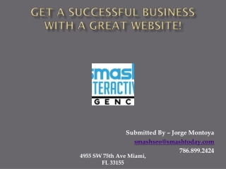 Get a successful business with a great website – Web Design Services Miami