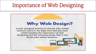 Importance of Web Designing