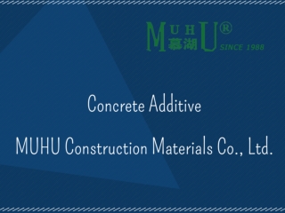 High Performance Concrete Additives for Construction Work