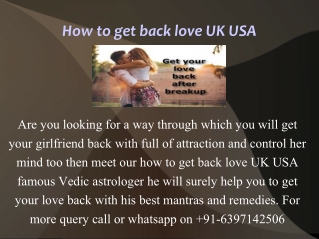 How to get my love back in UK USA 91-6397142506