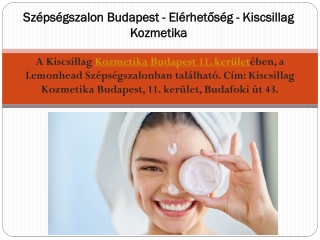 Szépségszalon Budapest - Elérhetőség - Kiscsillag Kozmetika