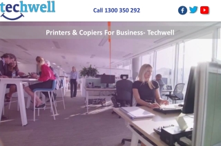 Printers & Copiers For Business- Techwell