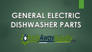 General Electric Dishwasher Parts