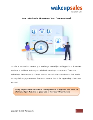 How to Make the Most Out of Your Customer Data